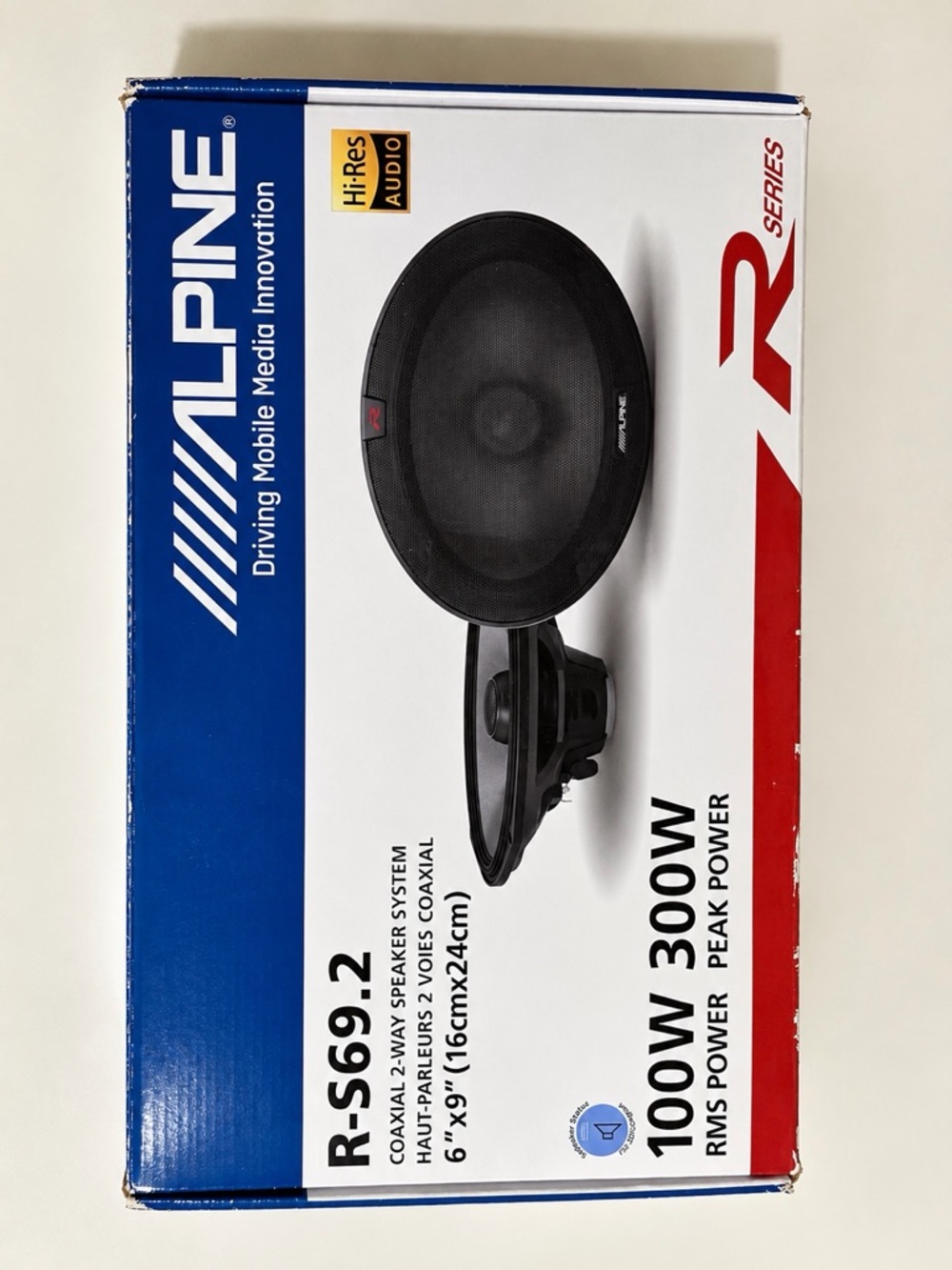 Alpine R-Series R-S69.2 6x9" 2-Way Car Speakers - New